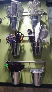 This is my most used utensil area. Each bucket organized my stuff perfectly for me....